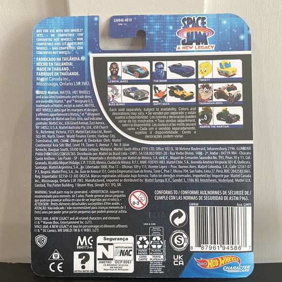 Hot Wheels Space Jam A New Legacy - Lebron James Character Car - Picture 2 of 2